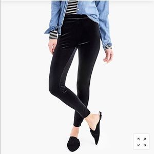 JCrew Women’s velvet leggings